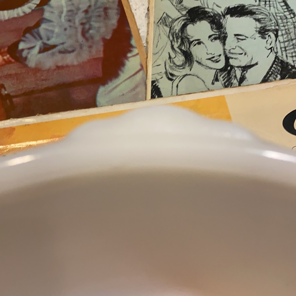 Milk Glass Mixing Bowl - Picture 5 of 6
